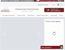 Tablet Screenshot of demepool.com